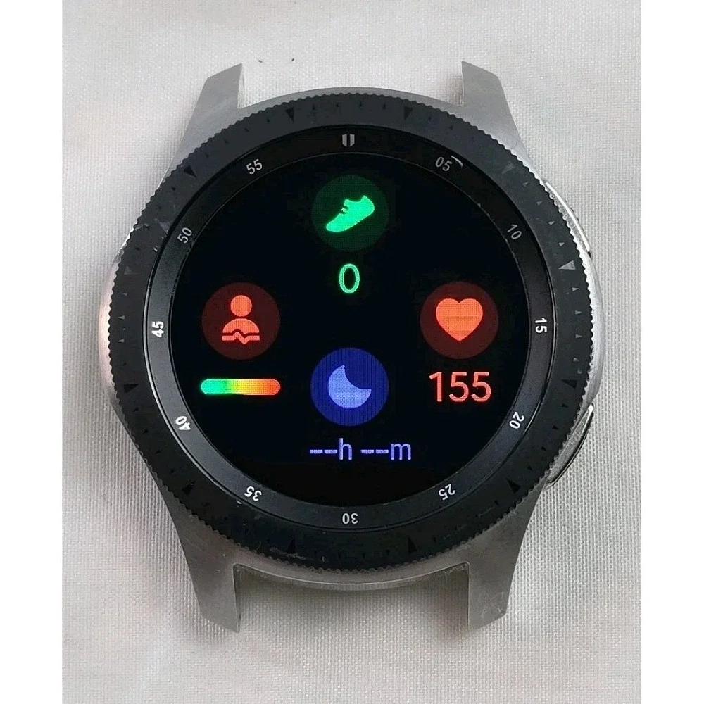 Samsung Galaxy Watch SM-R800 Smartwatch 46mm Stainless Steel - Black No Band